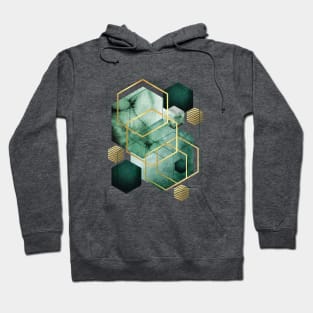 Emerald Green Geo Hoodie